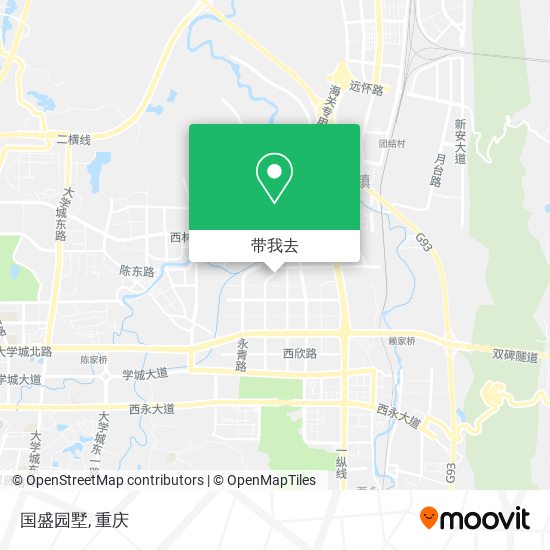 国盛园墅地图