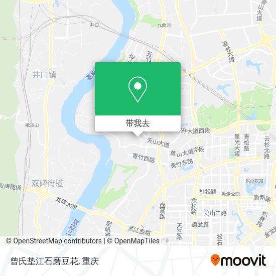 曾氏垫江石磨豆花地图