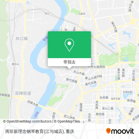 周菲新理念钢琴教育(江与城店)地图