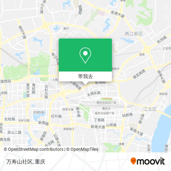万寿山社区地图