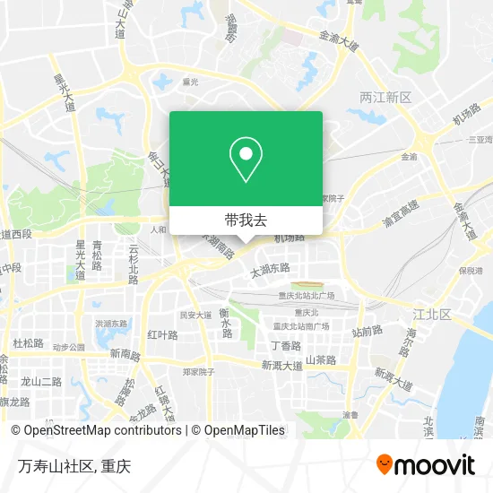 万寿山社区地图