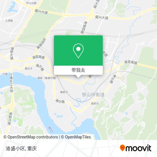 港盛小区地图