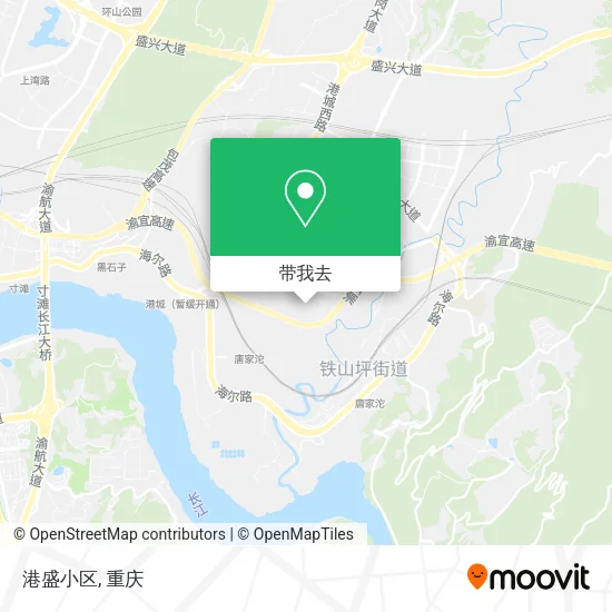 港盛小区地图