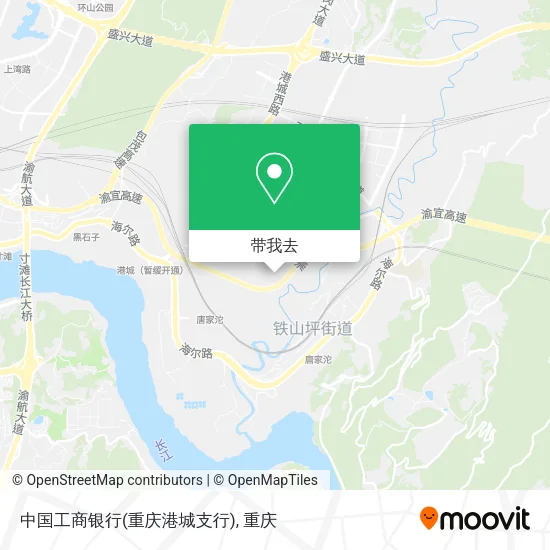 中国工商银行(重庆港城支行)地图