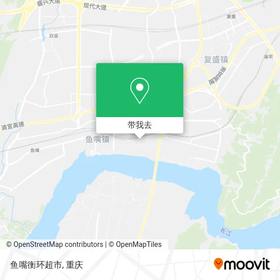 鱼嘴衡环超市地图