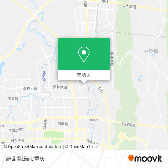 绝鼎骨汤面地图