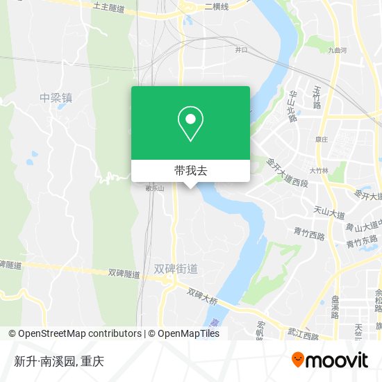 新升·南溪园地图