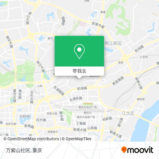 万紫山社区地图