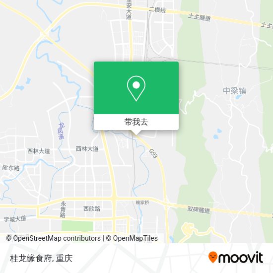 桂龙缘食府地图