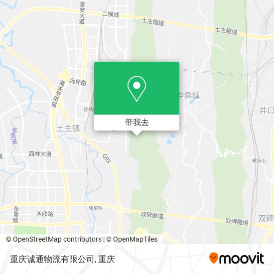 重庆诚通物流有限公司地图