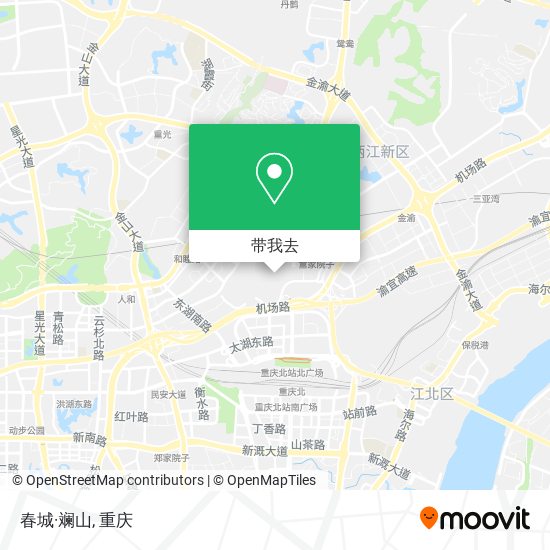 春城·斓山地图