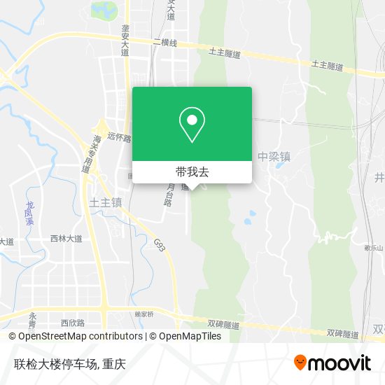 联检大楼停车场地图