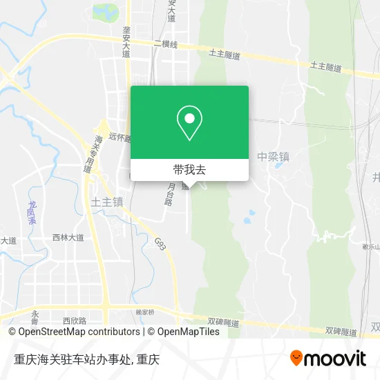 重庆海关驻车站办事处地图