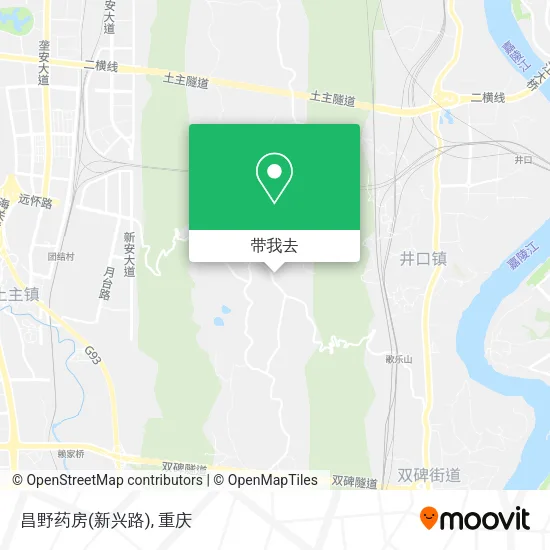 昌野药房(新兴路)地图