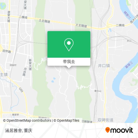 涵居雅舍地图