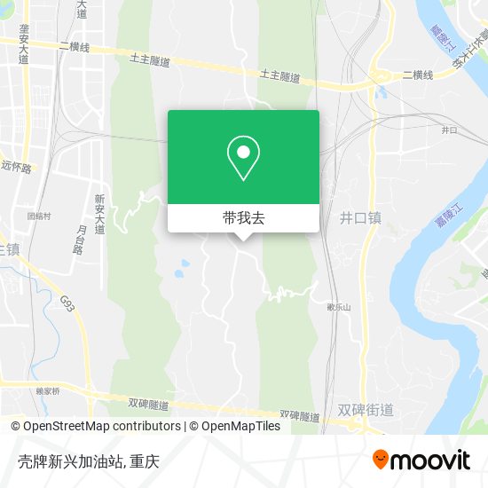 壳牌新兴加油站地图