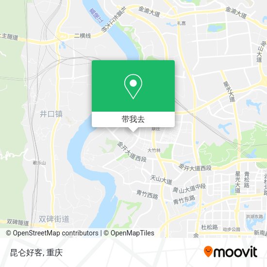 昆仑好客地图