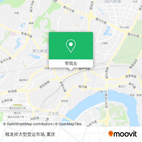 顺龙祥大型货运市场地图