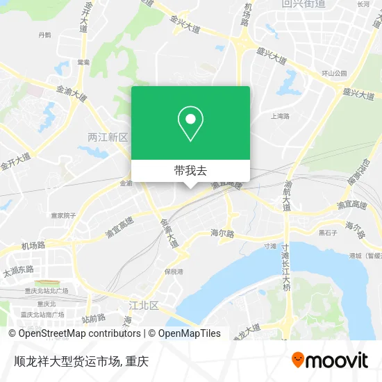 顺龙祥大型货运市场地图