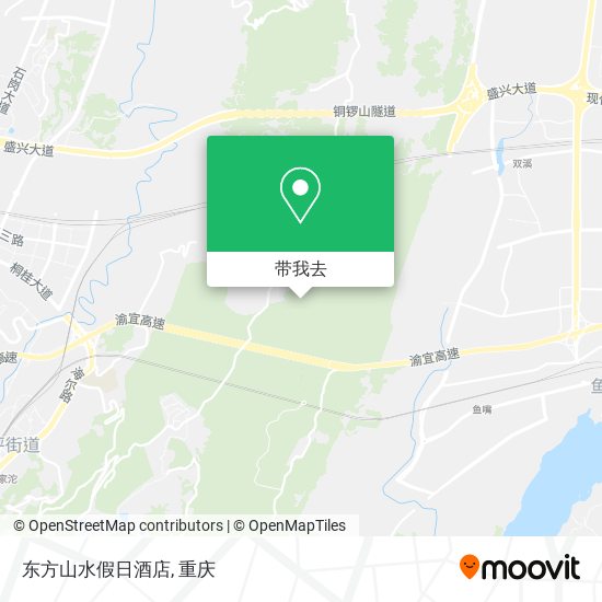 东方山水假日酒店地图
