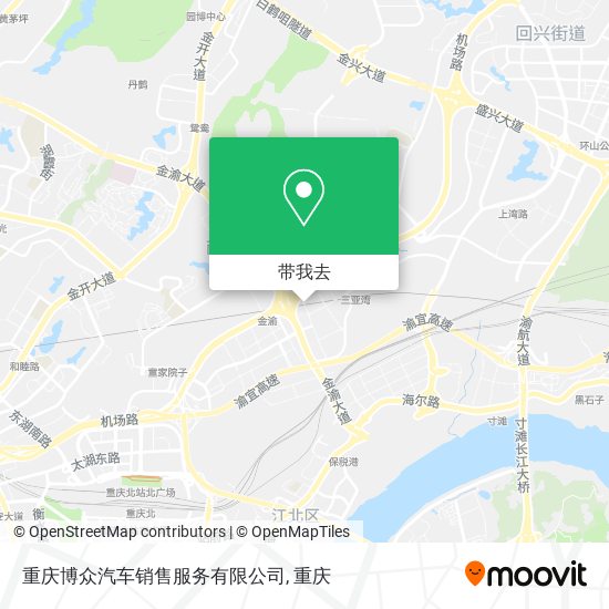 重庆博众汽车销售服务有限公司地图