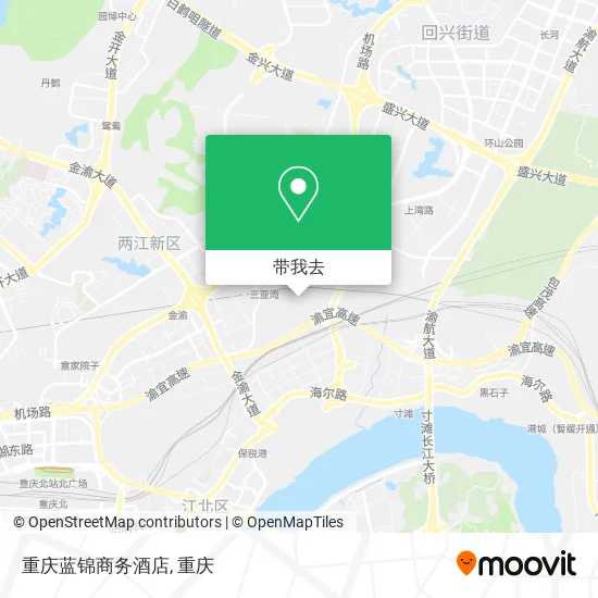 重庆蓝锦商务酒店地图