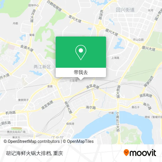 胡记海鲜火锅大排档地图