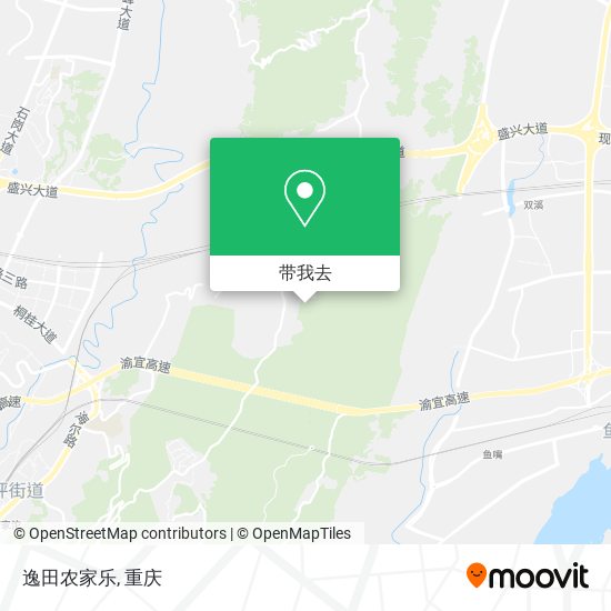 逸田农家乐地图