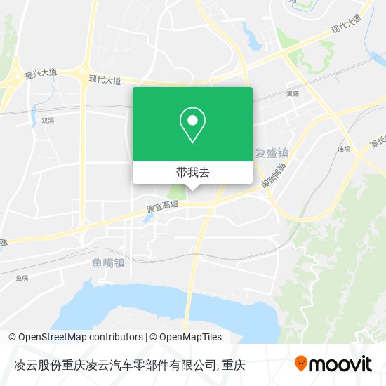 凌云股份重庆凌云汽车零部件有限公司地图