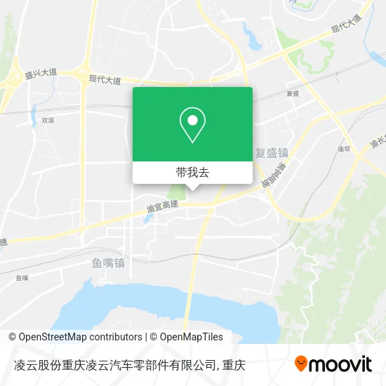 凌云股份重庆凌云汽车零部件有限公司地图
