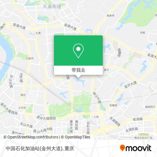 中国石化加油站(金州大道)地图