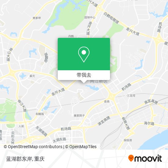 蓝湖郡东岸地图