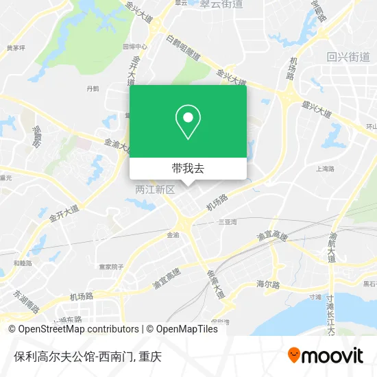 保利高尔夫公馆-西南门地图