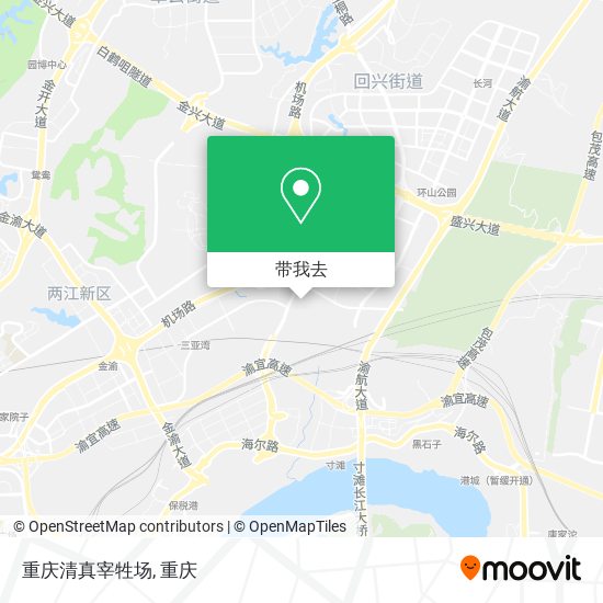 重庆清真宰牲场地图