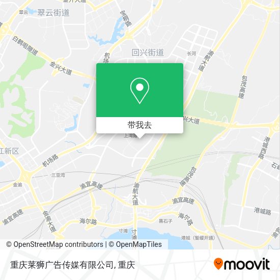 重庆莱狮广告传媒有限公司地图