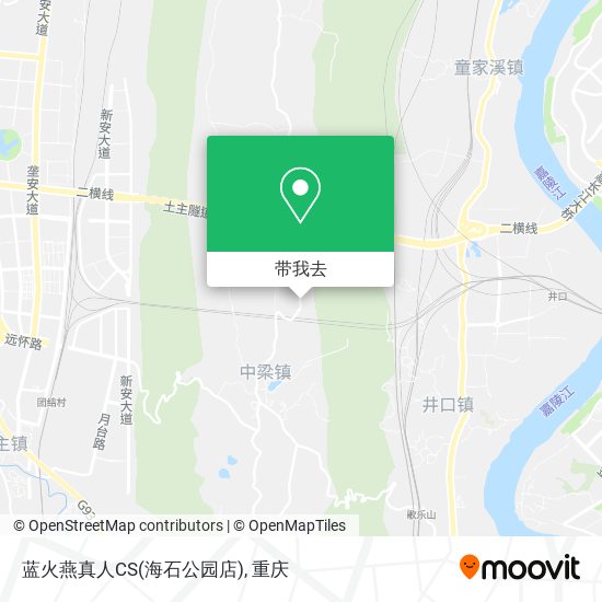 蓝火燕真人CS(海石公园店)地图