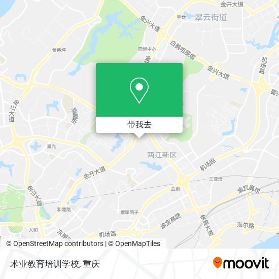 术业教育培训学校地图