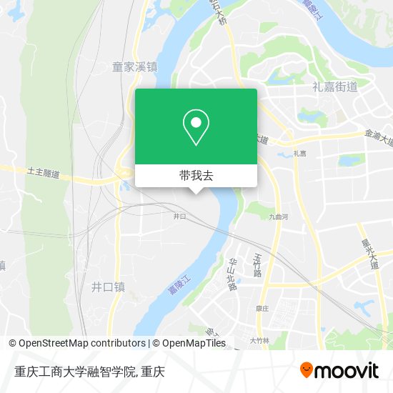 重庆工商大学融智学院地图