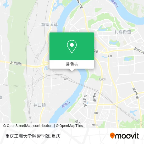 重庆工商大学融智学院地图