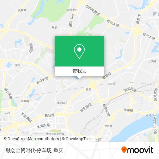 融创金贸时代-停车场地图