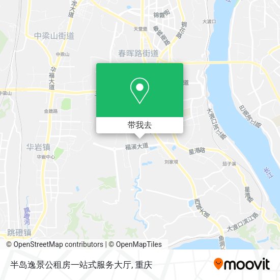 半岛逸景公租房一站式服务大厅地图