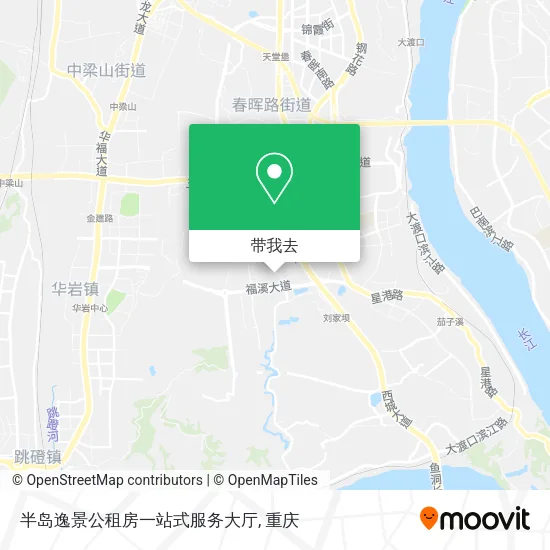 半岛逸景公租房一站式服务大厅地图