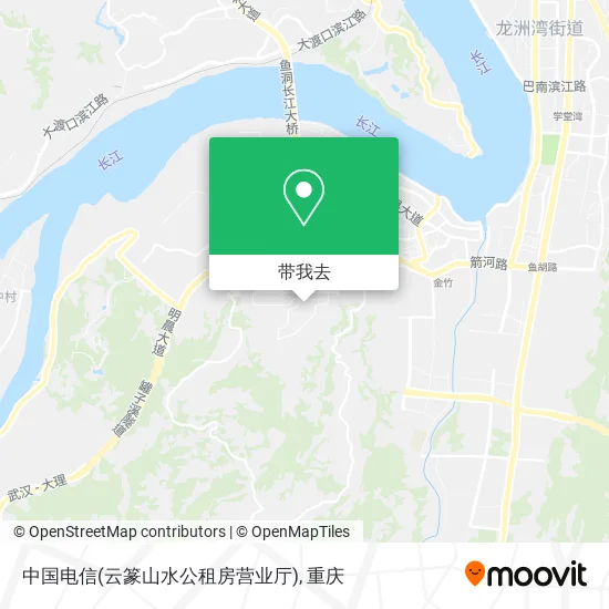 中国电信(云篆山水公租房营业厅)地图