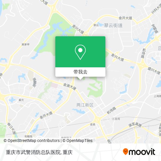 重庆市武警消防总队医院地图
