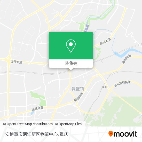安博重庆两江新区物流中心地图