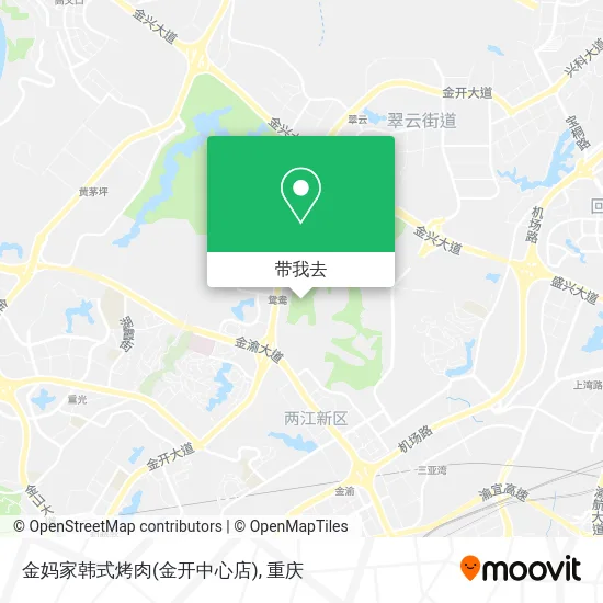 金妈家韩式烤肉(金开中心店)地图