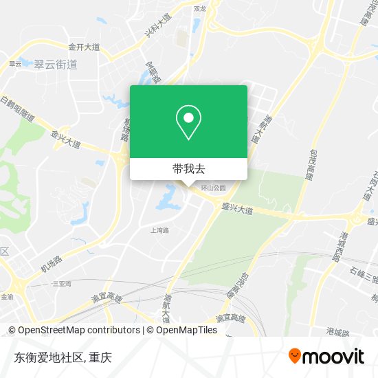 东衡爱地社区地图