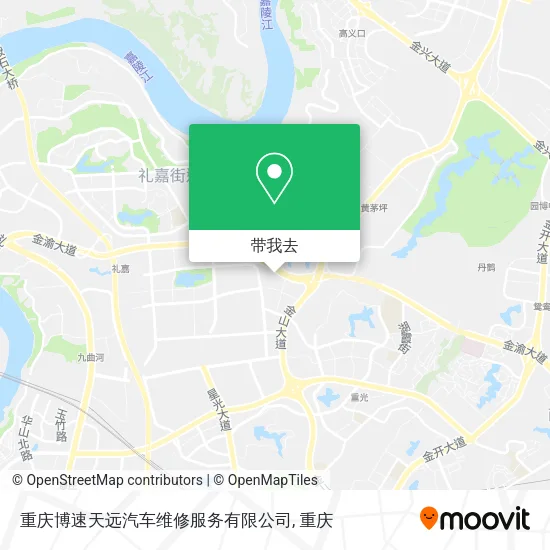 重庆博速天远汽车维修服务有限公司地图