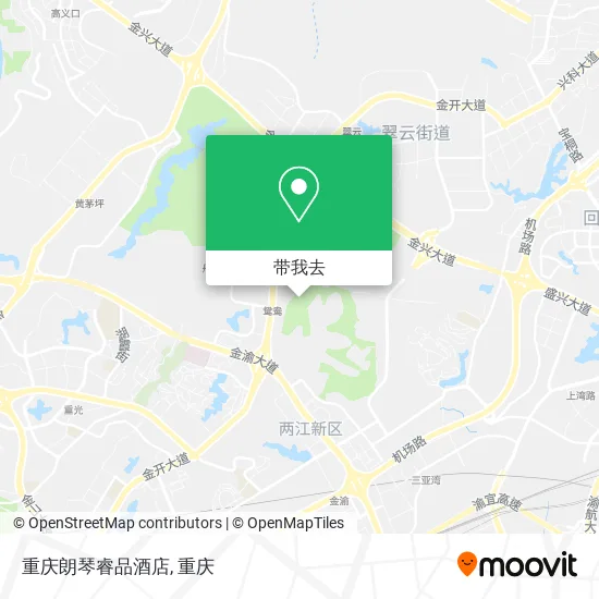 重庆朗琴睿品酒店地图
