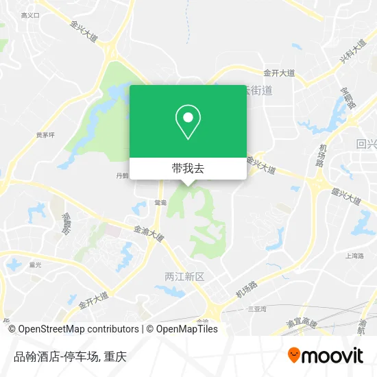 品翰酒店-停车场地图